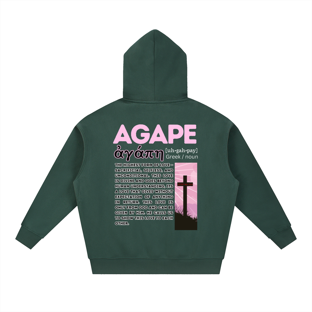 AGAPE LOVE Boxy Hoodie