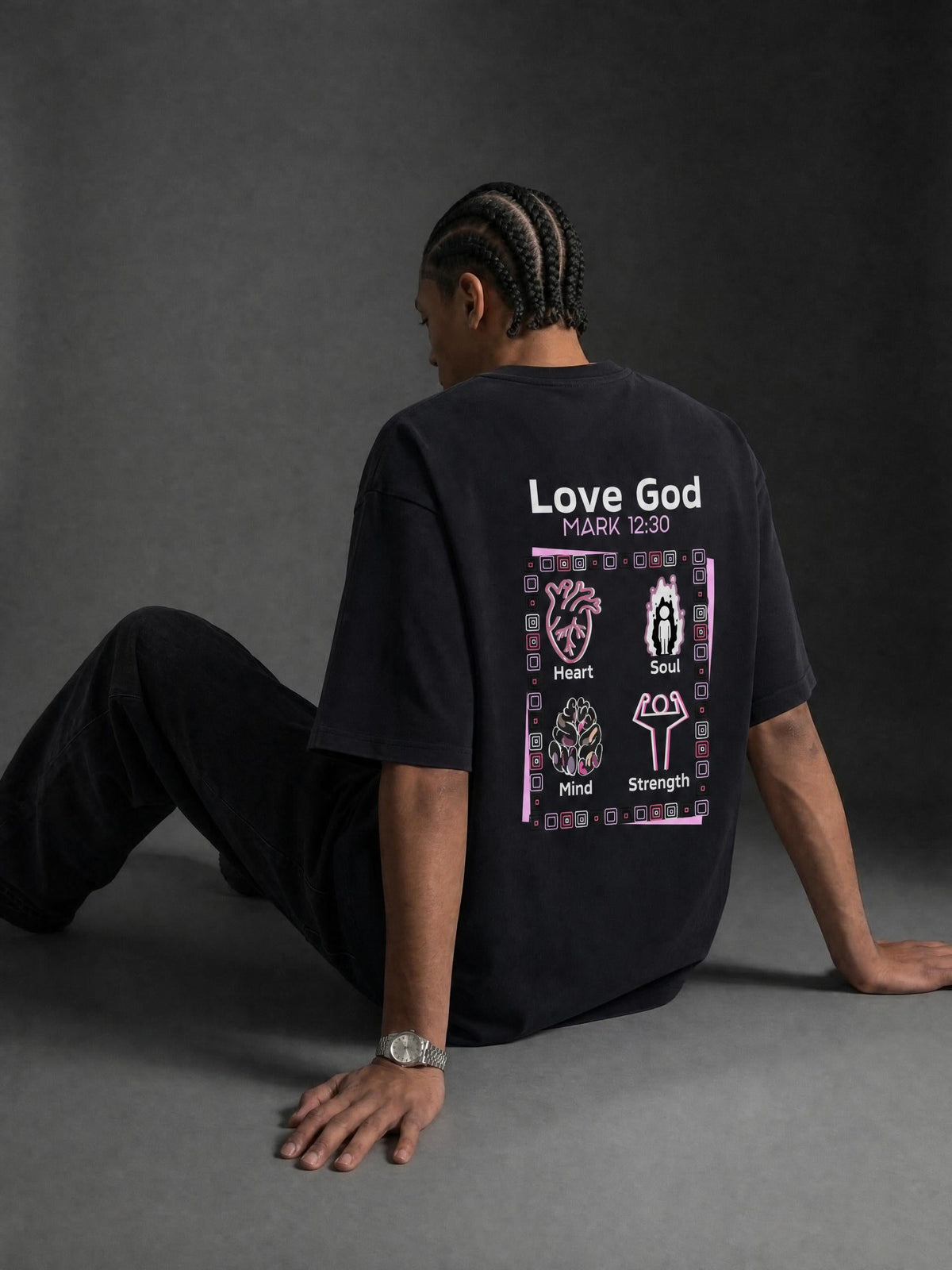 Love God Oversized Shirt