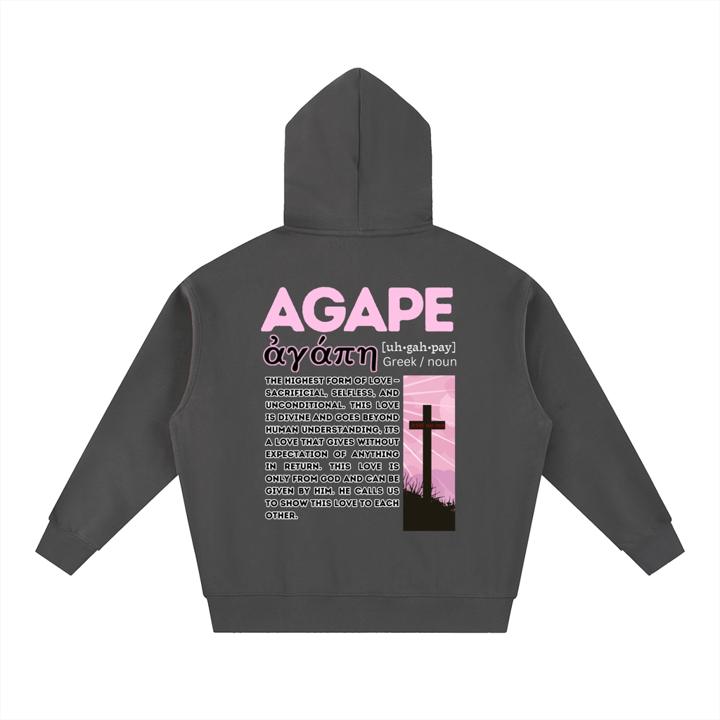 AGAPE LOVE Boxy Hoodie