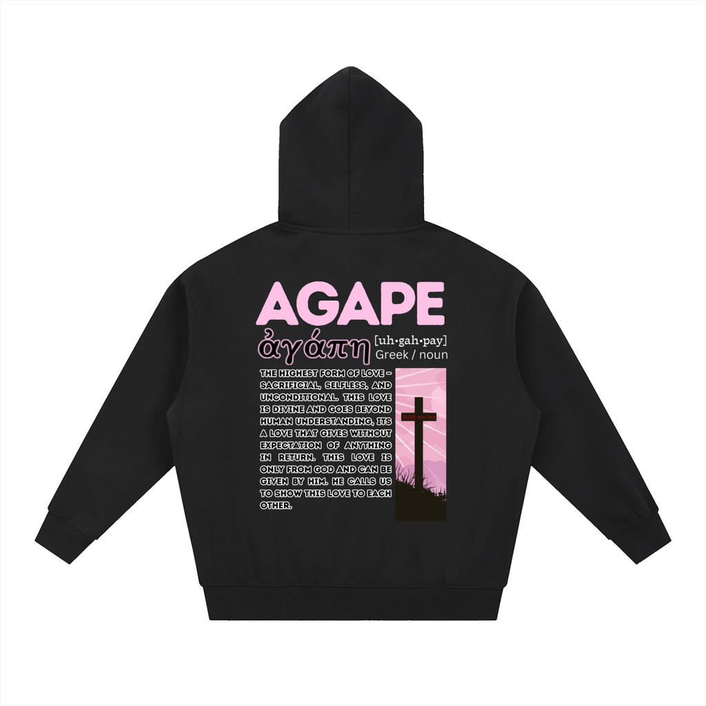 AGAPE LOVE Boxy Hoodie